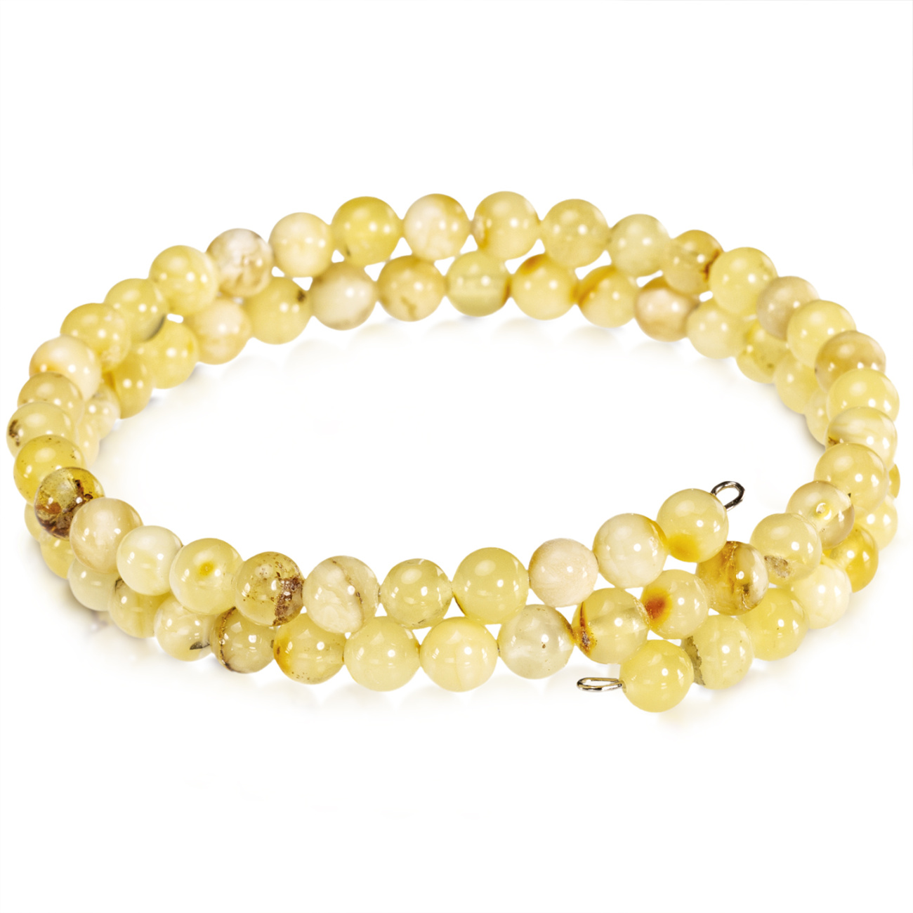 Браслет из янтаря 2об.