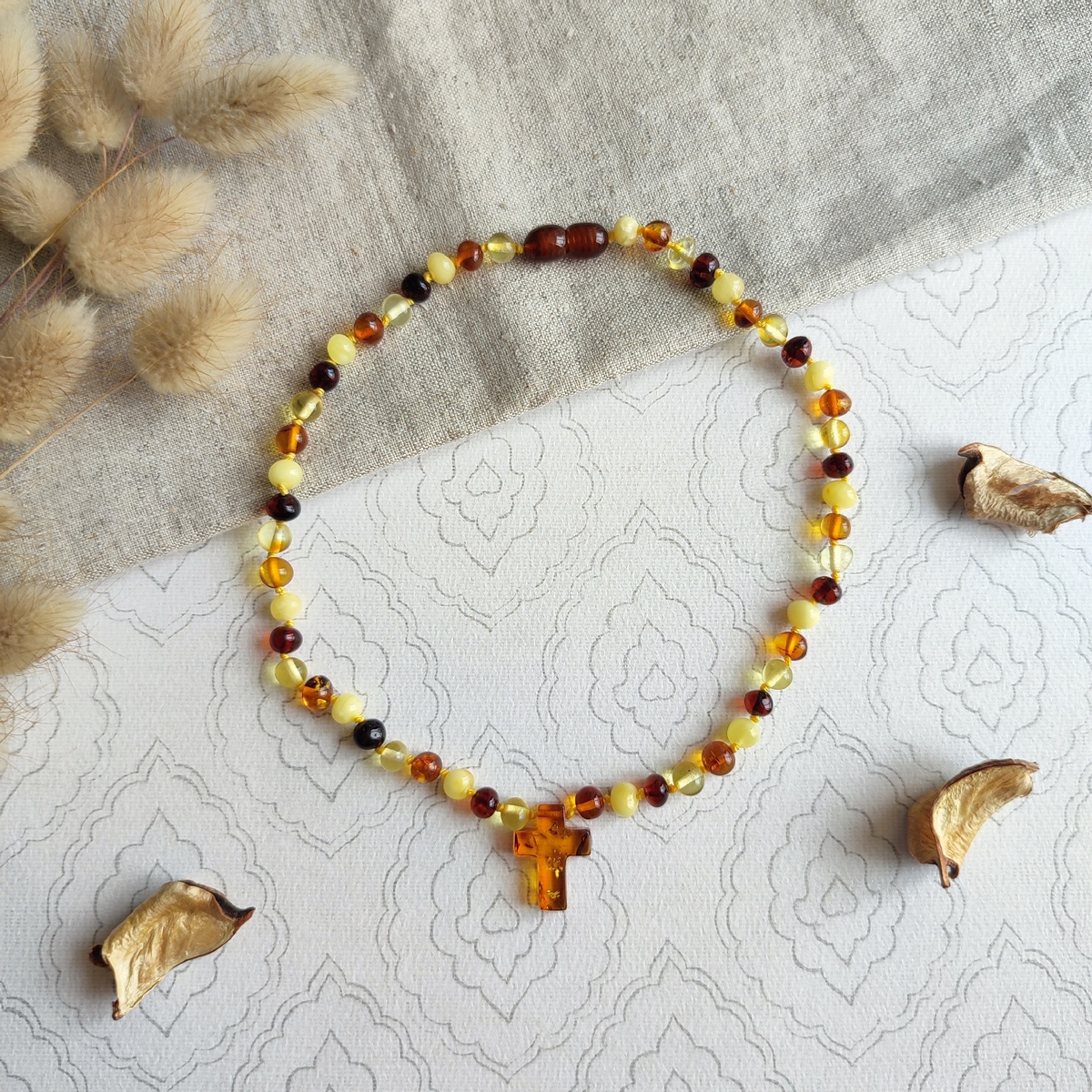 Бусы детские из янтаря 5503029928 (5)