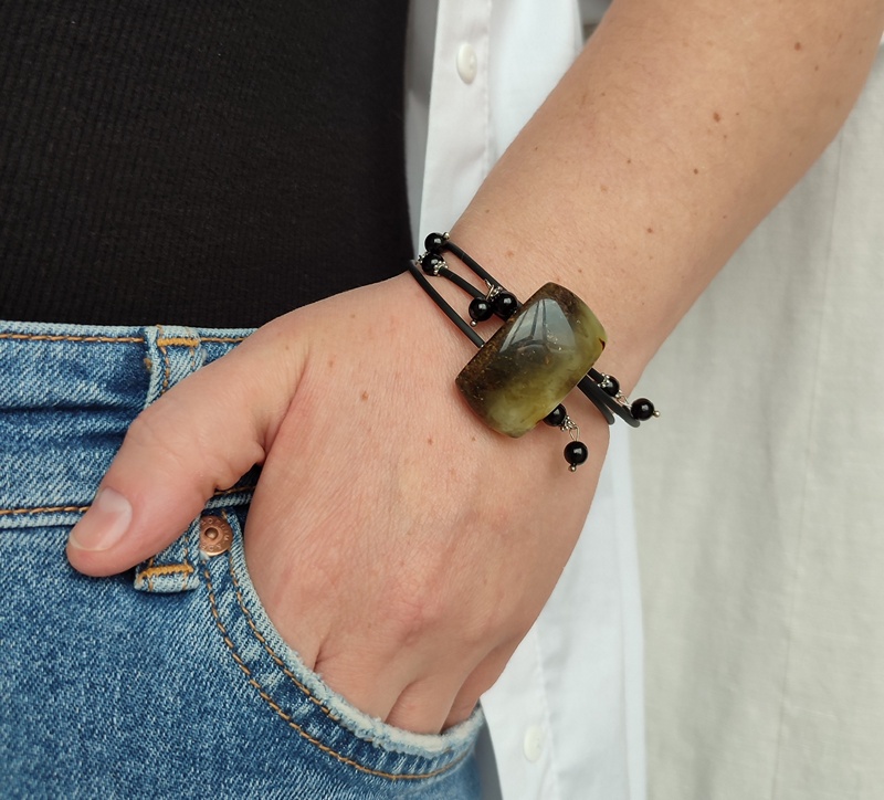 Браслет  Янтарь 3022209546 (5)