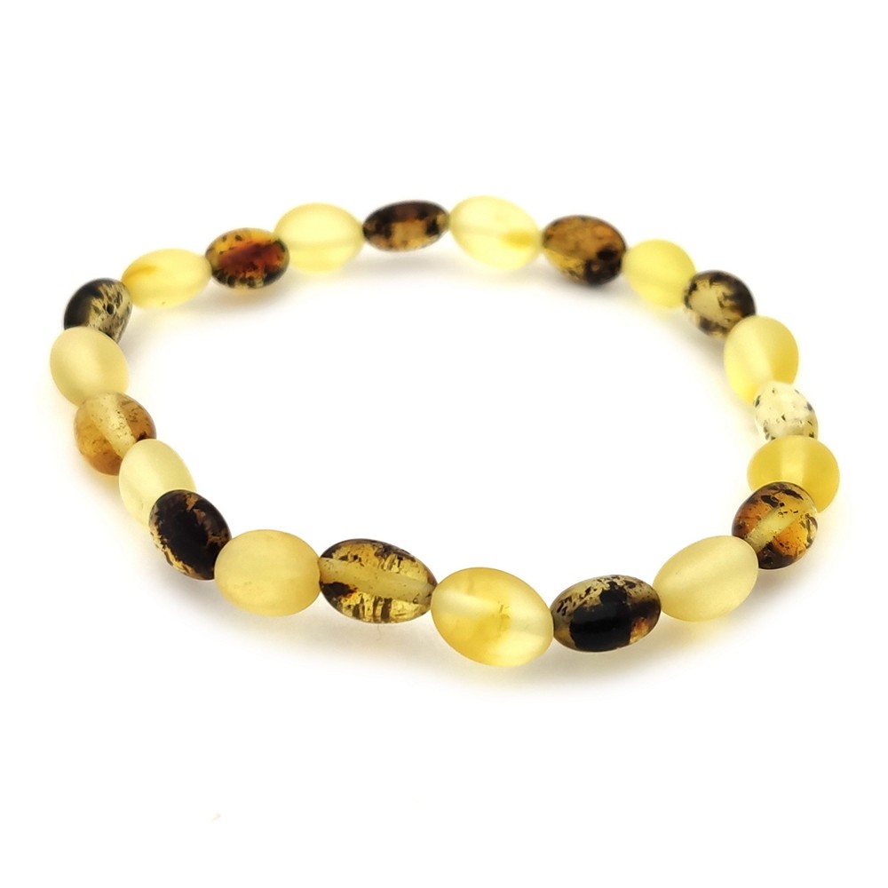 Браслет детский янтарь