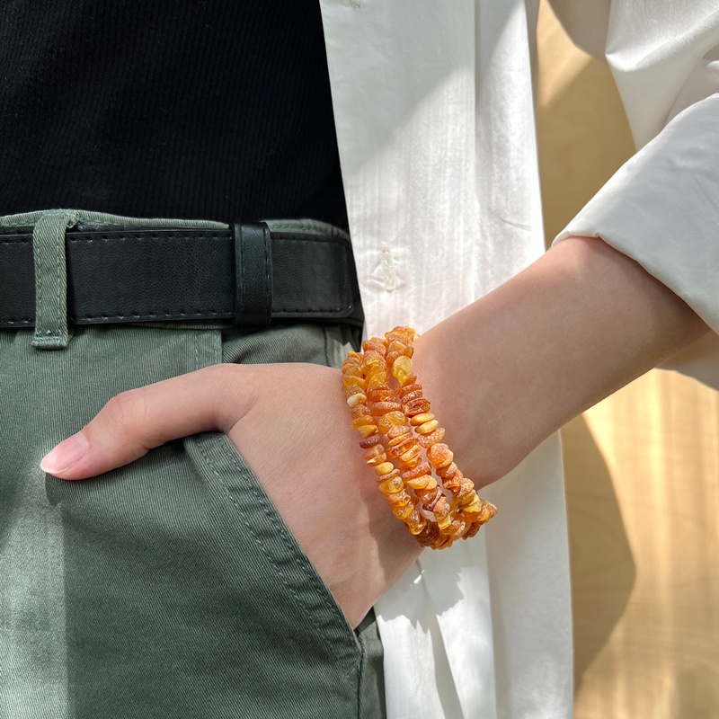 Браслет "Лечебка" янтарь