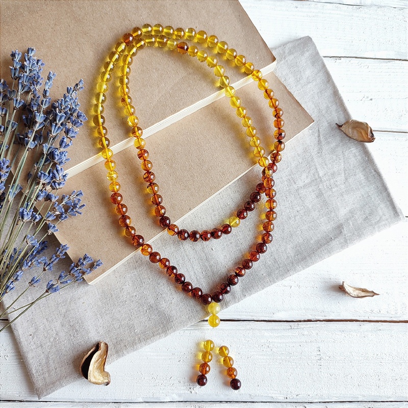 Четки буддийские янтарь 9506100210 (4)