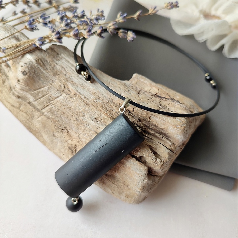 Колье "Геометрия" Янтарь