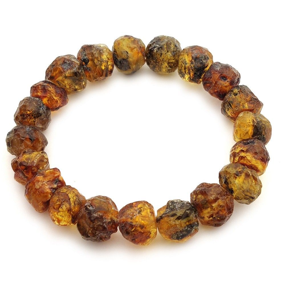 Браслет "Кусанка" янтарь