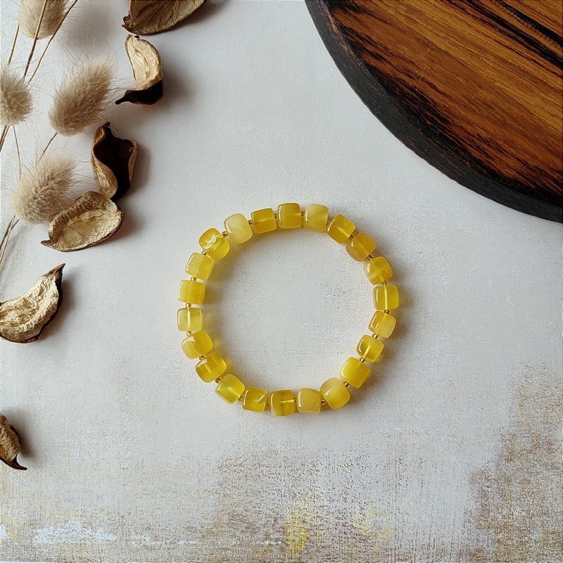 Браслет "Куб" янтаря