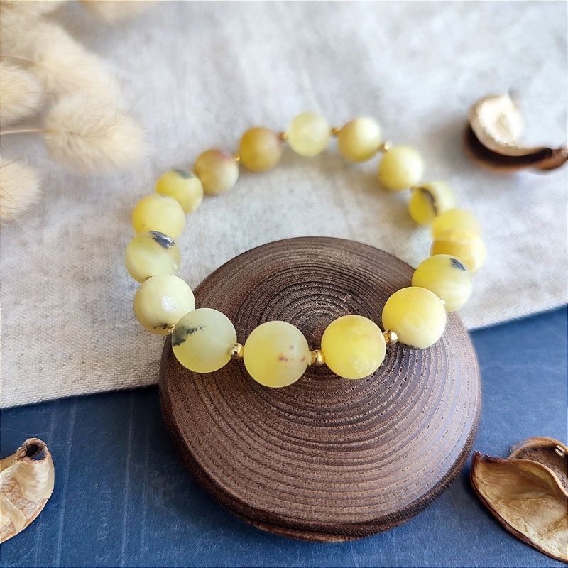 Браслет "Шар" янтарь