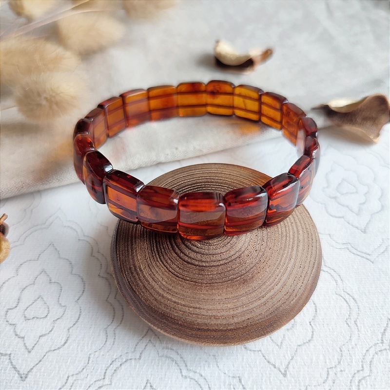 Браслет пластина янтарь 3101109515 (1)