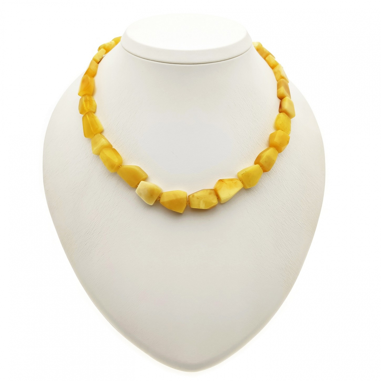 Бусы "Граненка" янтарь