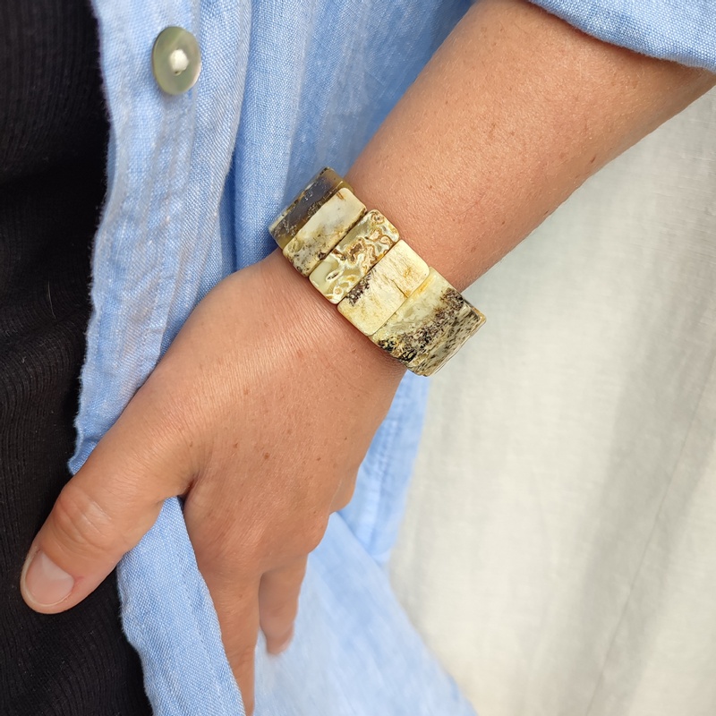 Браслет Муж. янтарь 3031119493-6