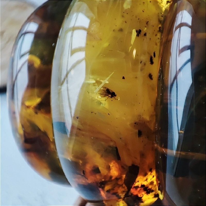 Браслет "Мандарин" янтарь