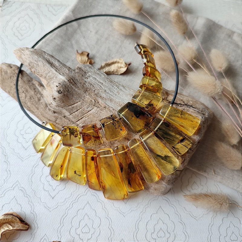 Колье Янтарь 7422209511 (4)