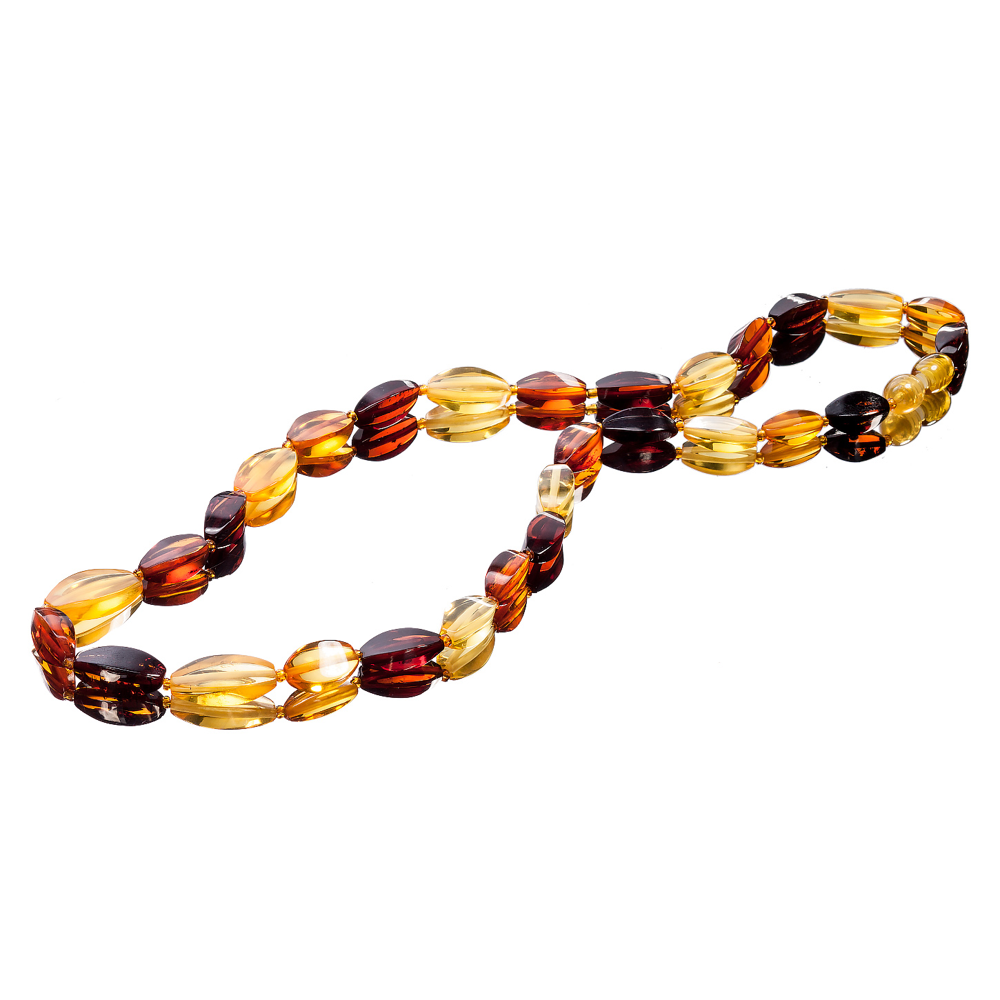 Бусы Аленка из янтаря