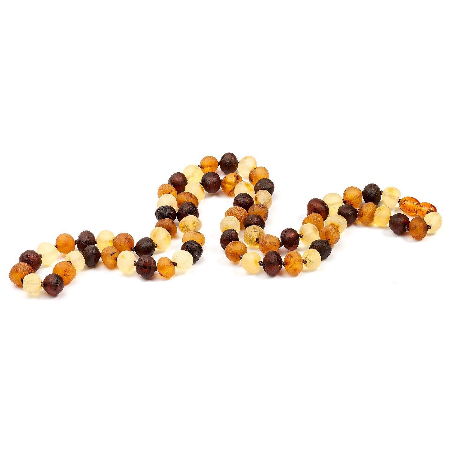 Бусы "Горошек" из янтаря