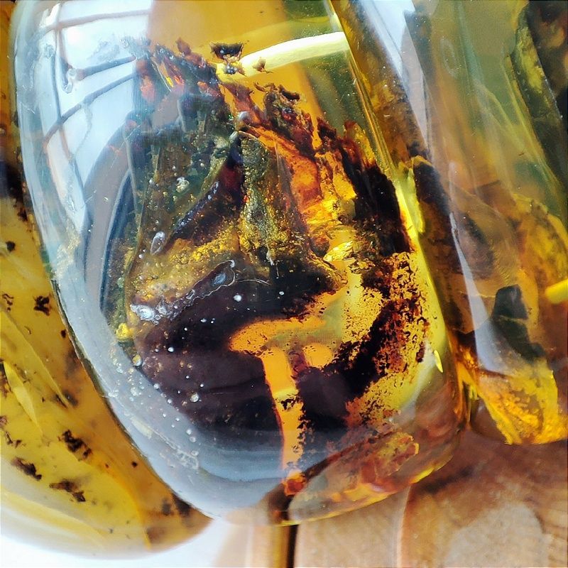 Браслет "Мандарин" янтарь