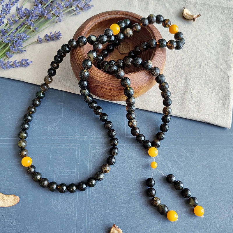 Четки буддийские, янтарь 9026100197 (5)