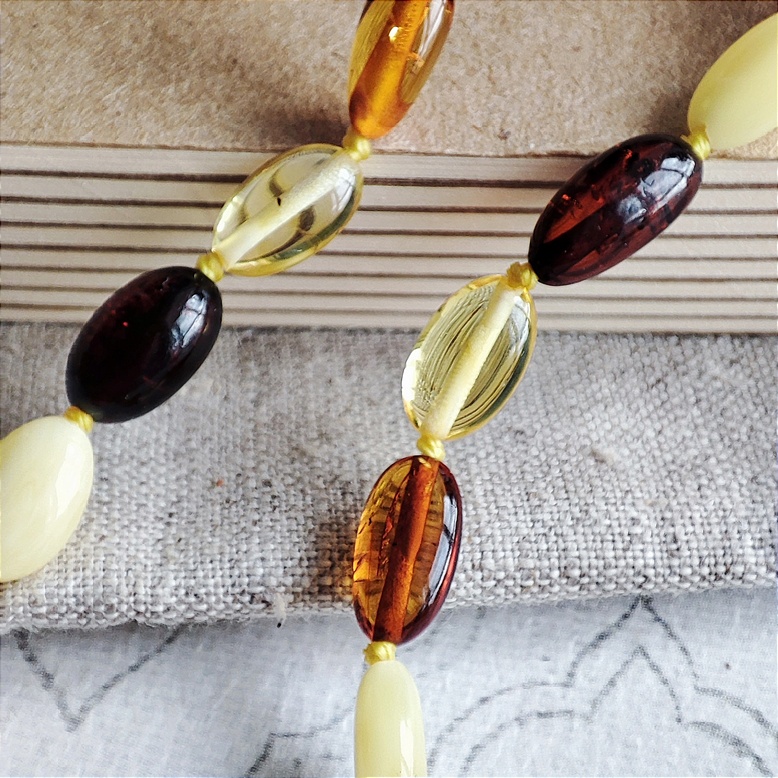 Бусы детские из янтаря 550319932 (2)