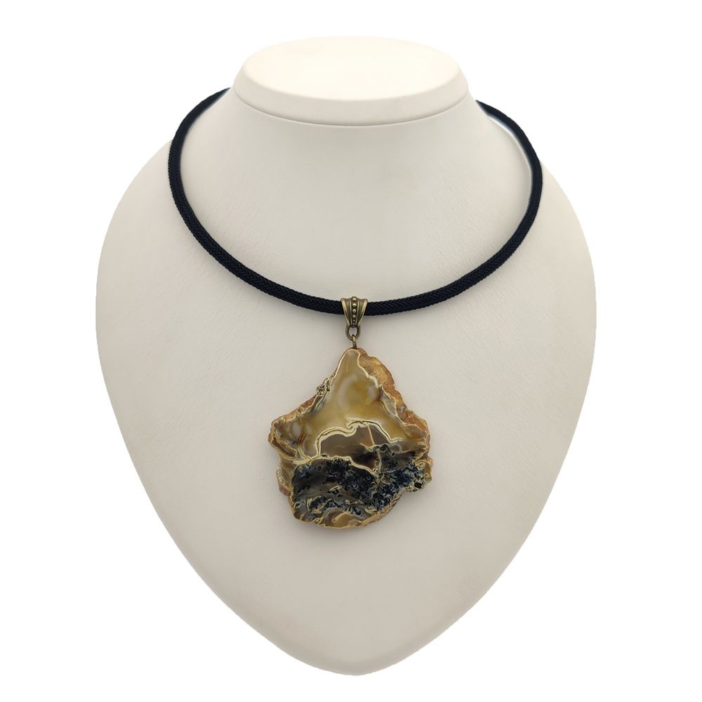 Колье авторское Янтарь