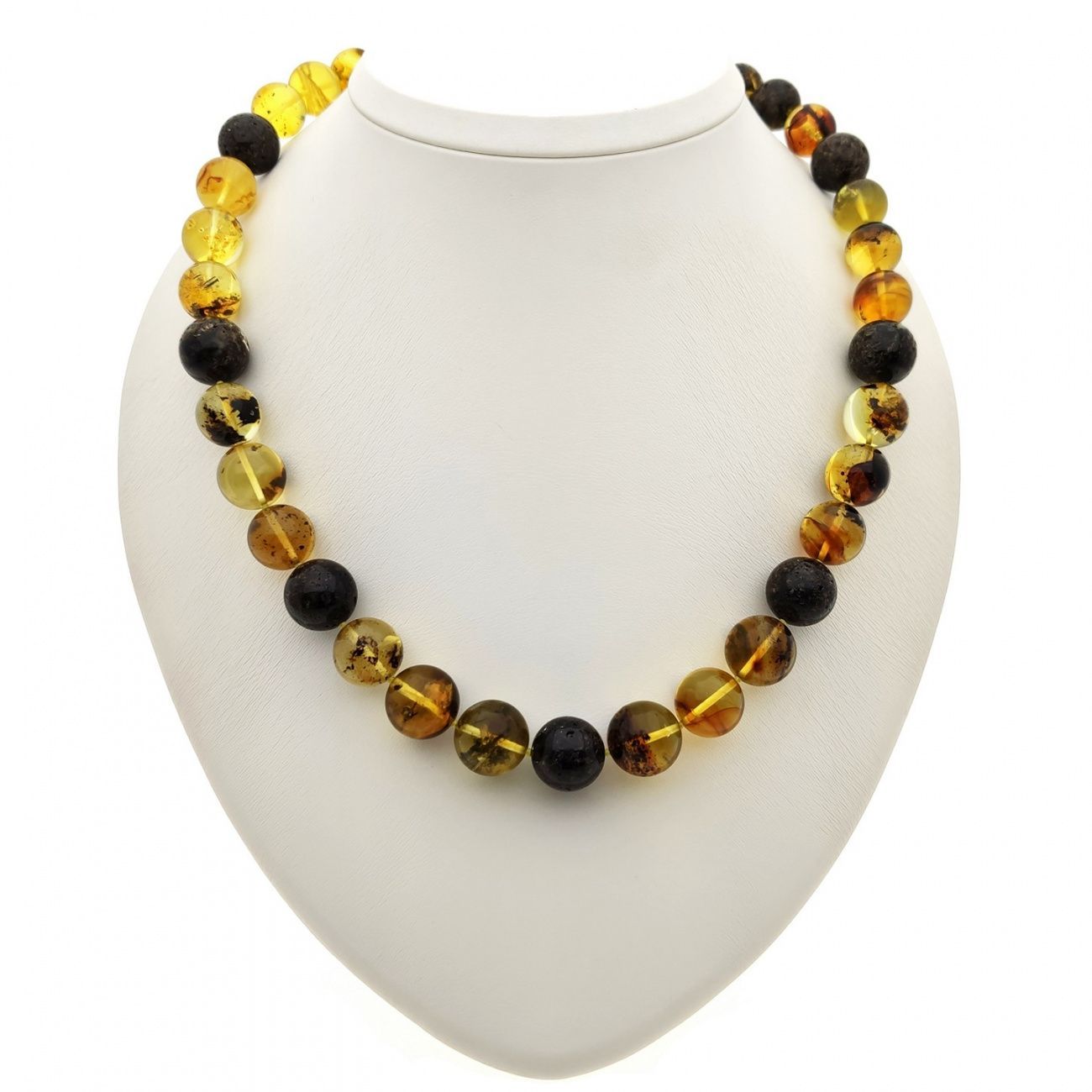 Бусы "Шар" из янтаря