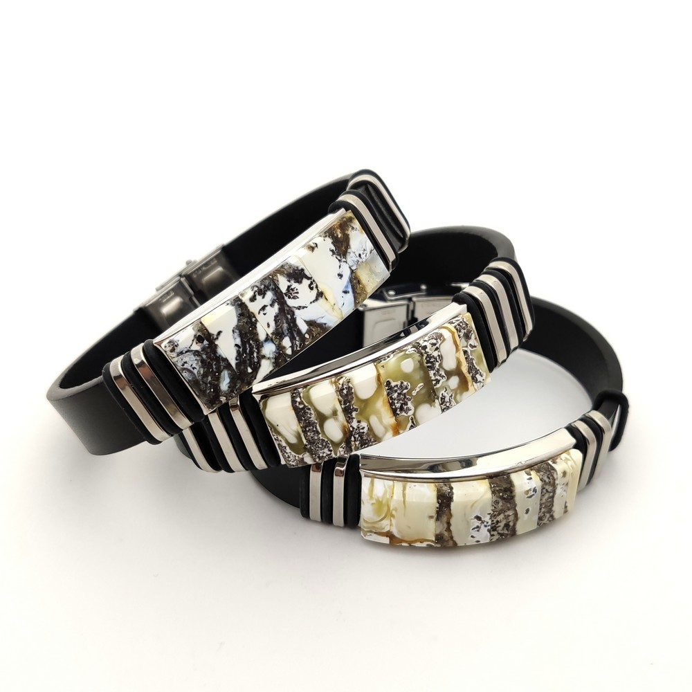 Браслет на кож. ремешке