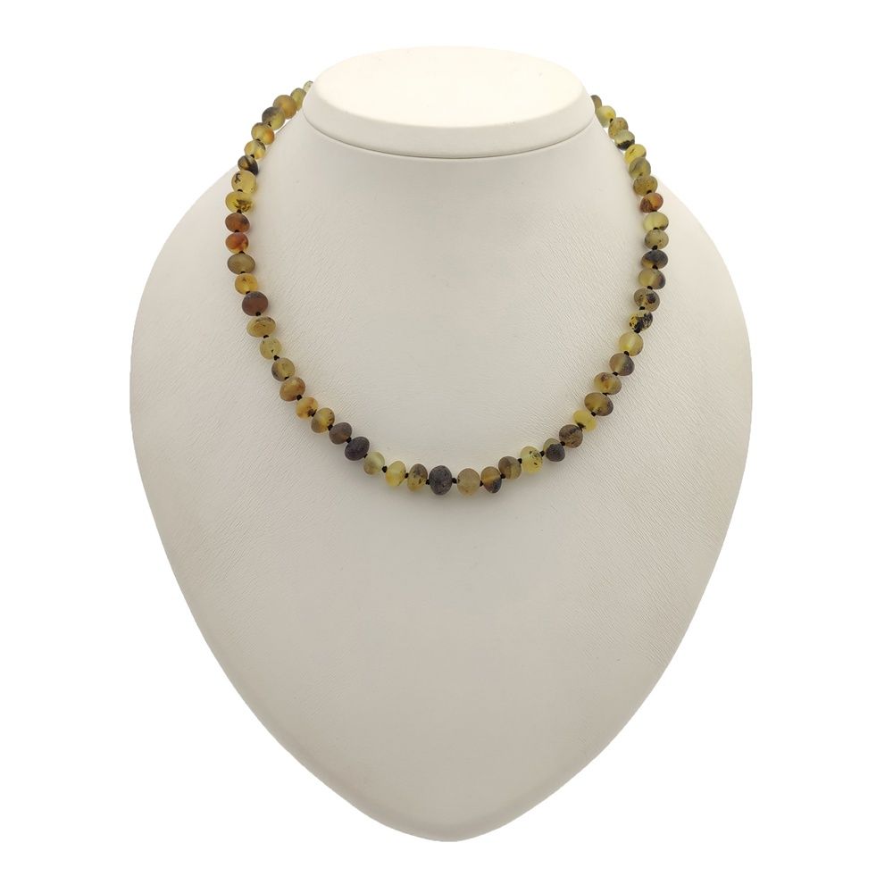 Бусы "Горох" из янтаря