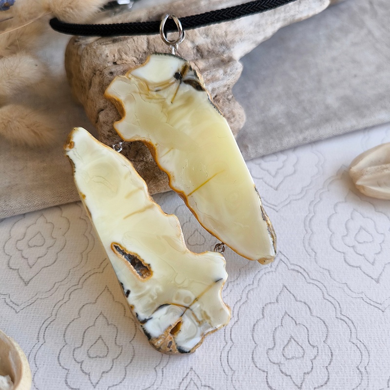 Колье авторское Янтарь а7506900061 (3)