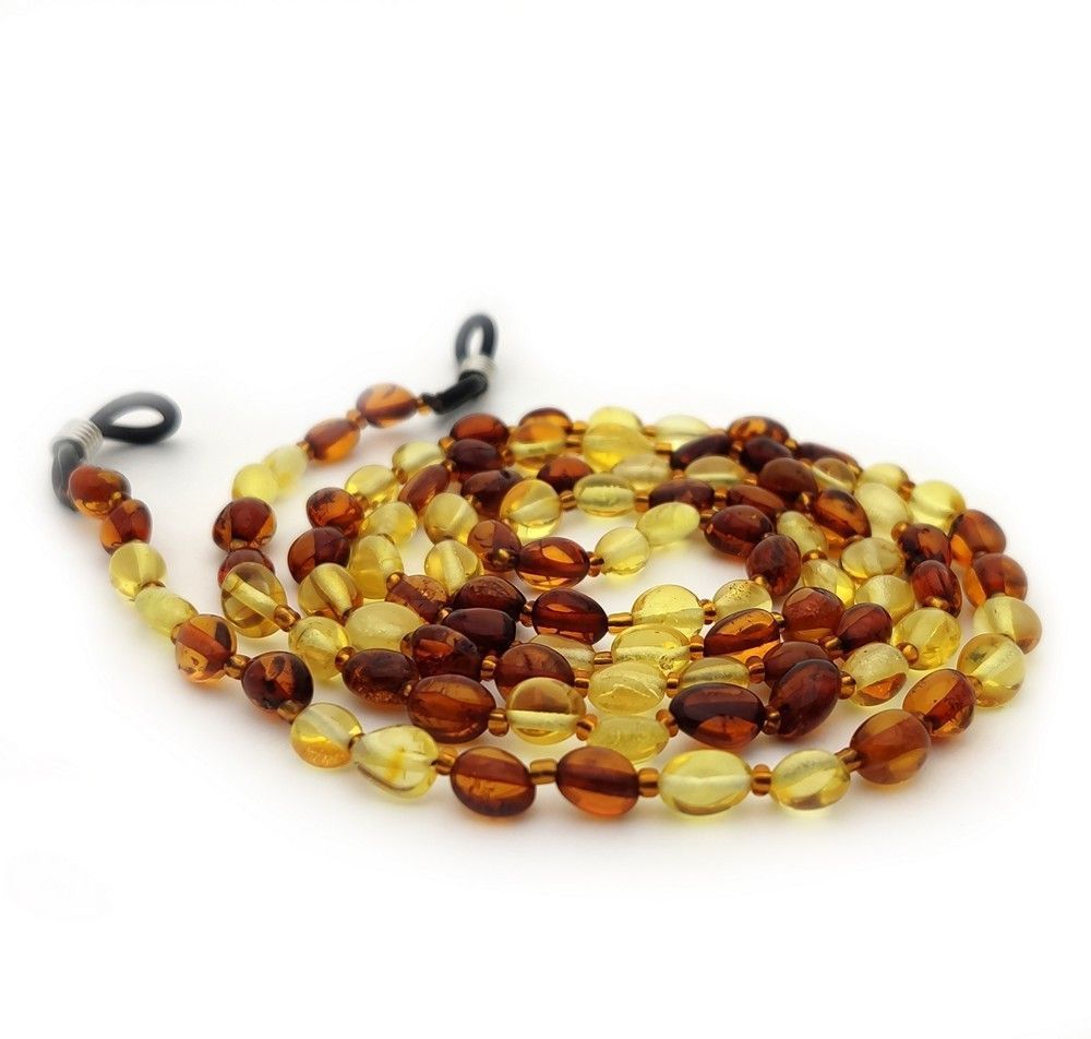 1,Шнурок для очков, янтарь