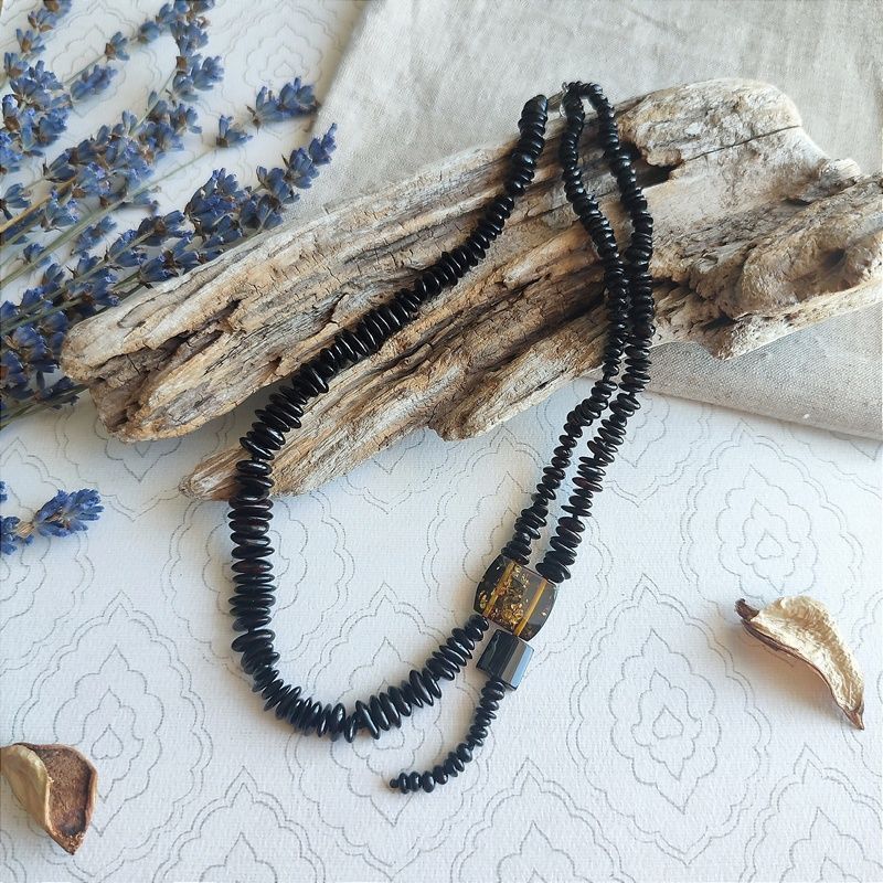 Колье "София" Янтарь