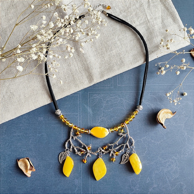 Колье Янтарь 7306307003 (5)