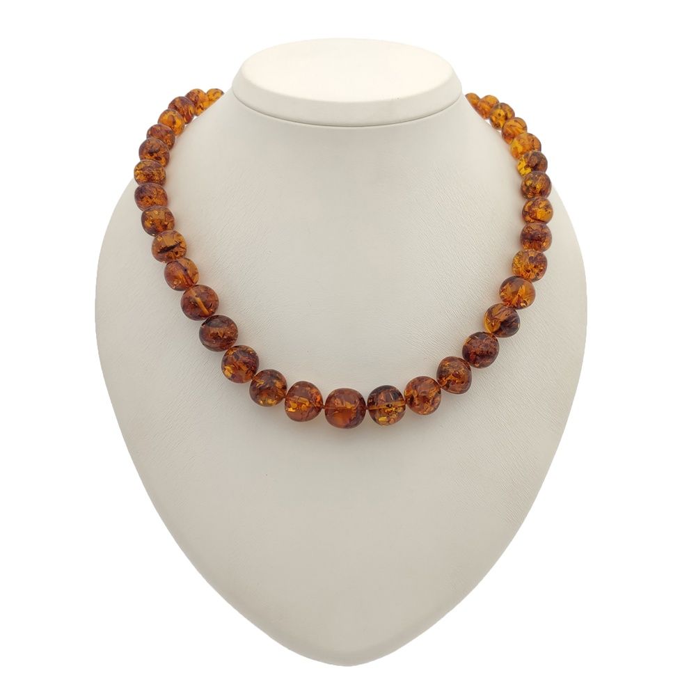 Бусы "Барок" янтарь