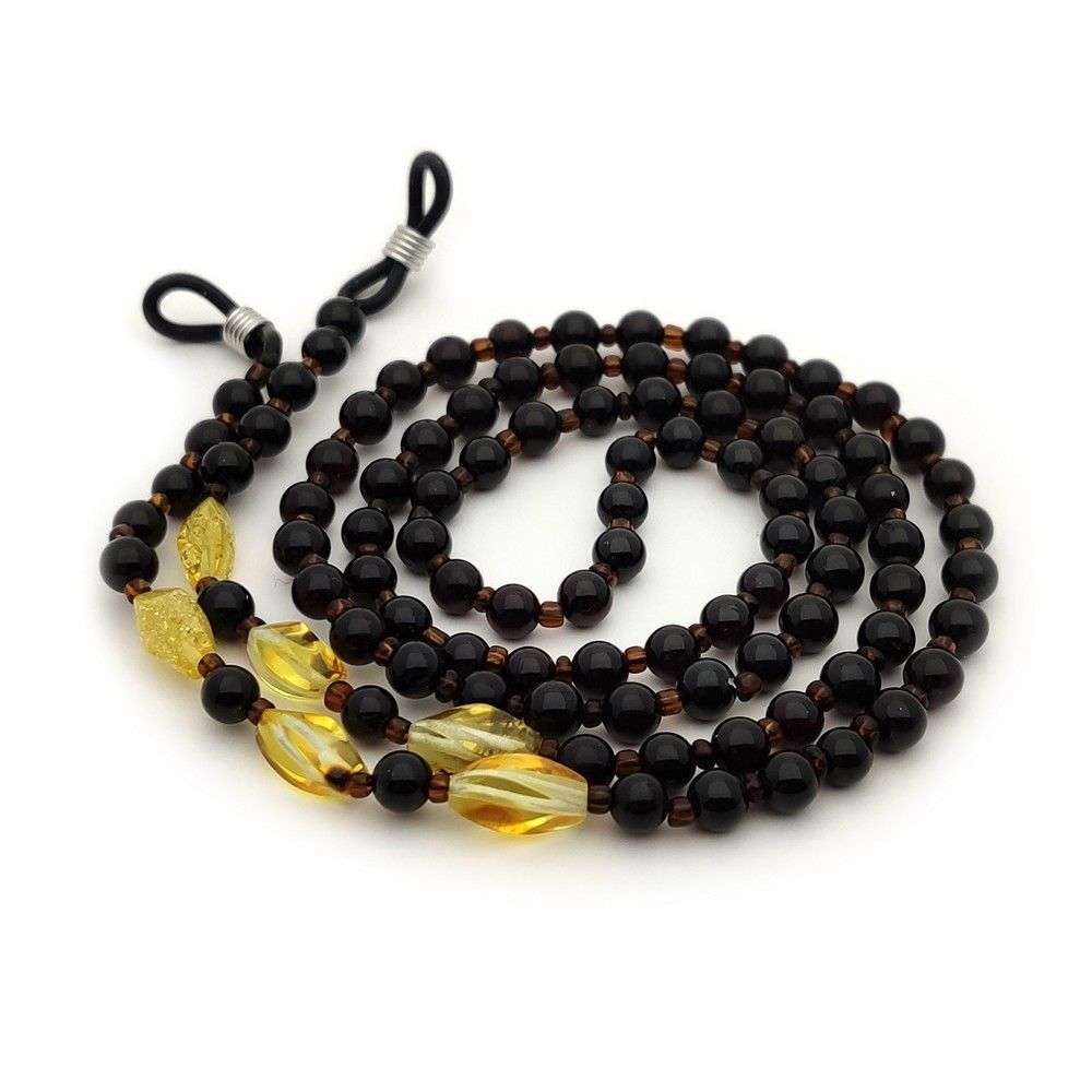 2,Шнурок для очков, янтарь