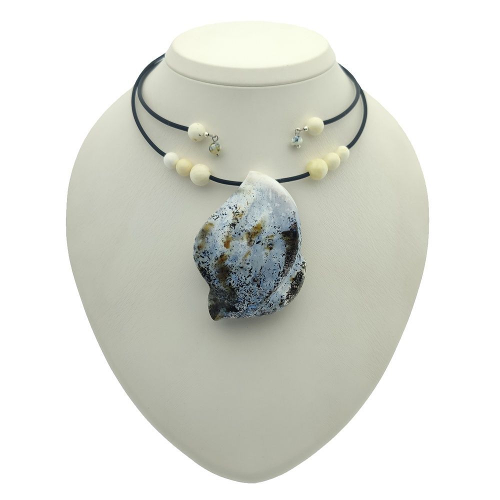 Колье "Ева" янтарь