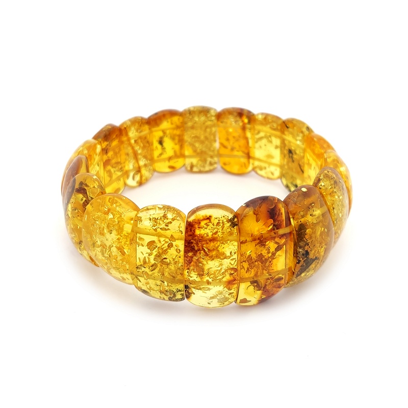 Браслет пласт. янтарь 3421109474
