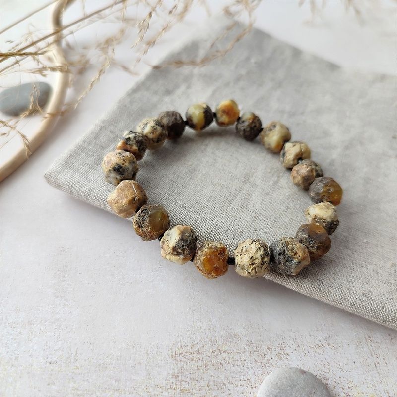 Браслет "Кусанка" янтарь