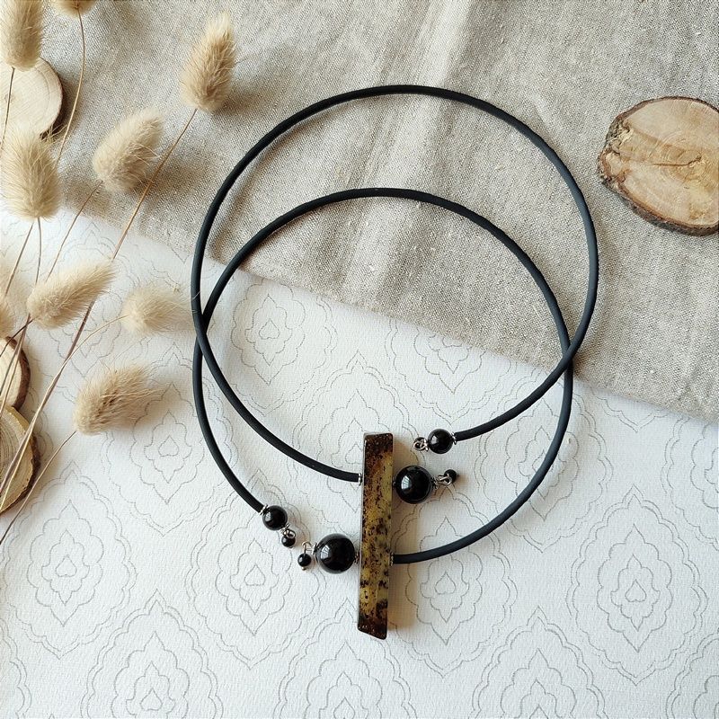 Колье "Италия" Янтарь