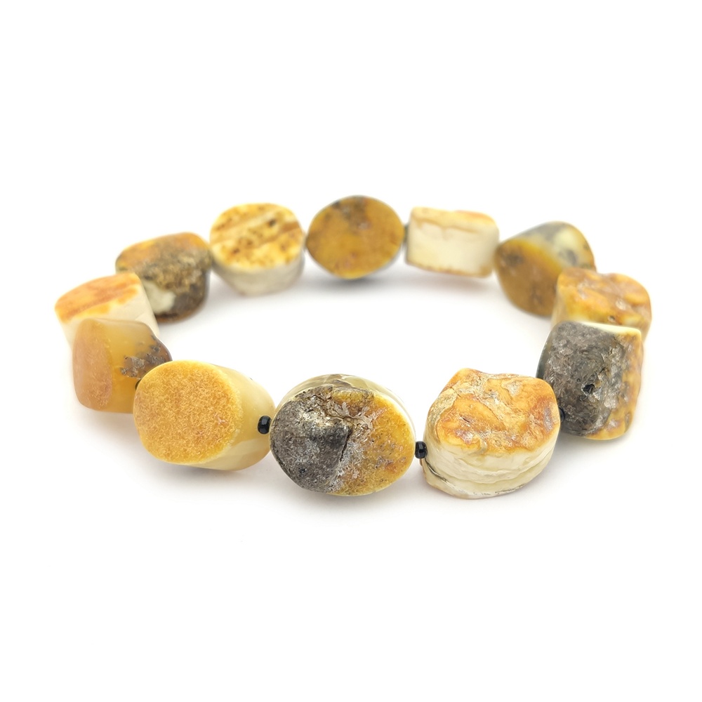 Браслет "Овал" янтарь