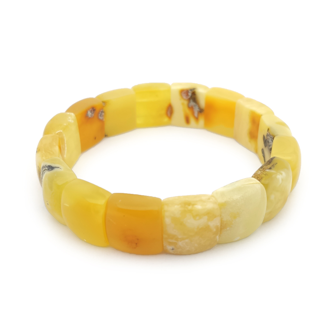 Браслет пластина янтарь 3311109515