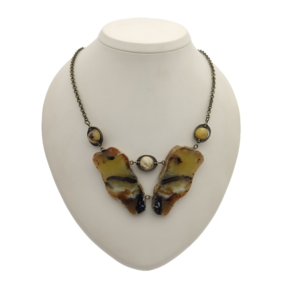 Колье авторское Янтарь