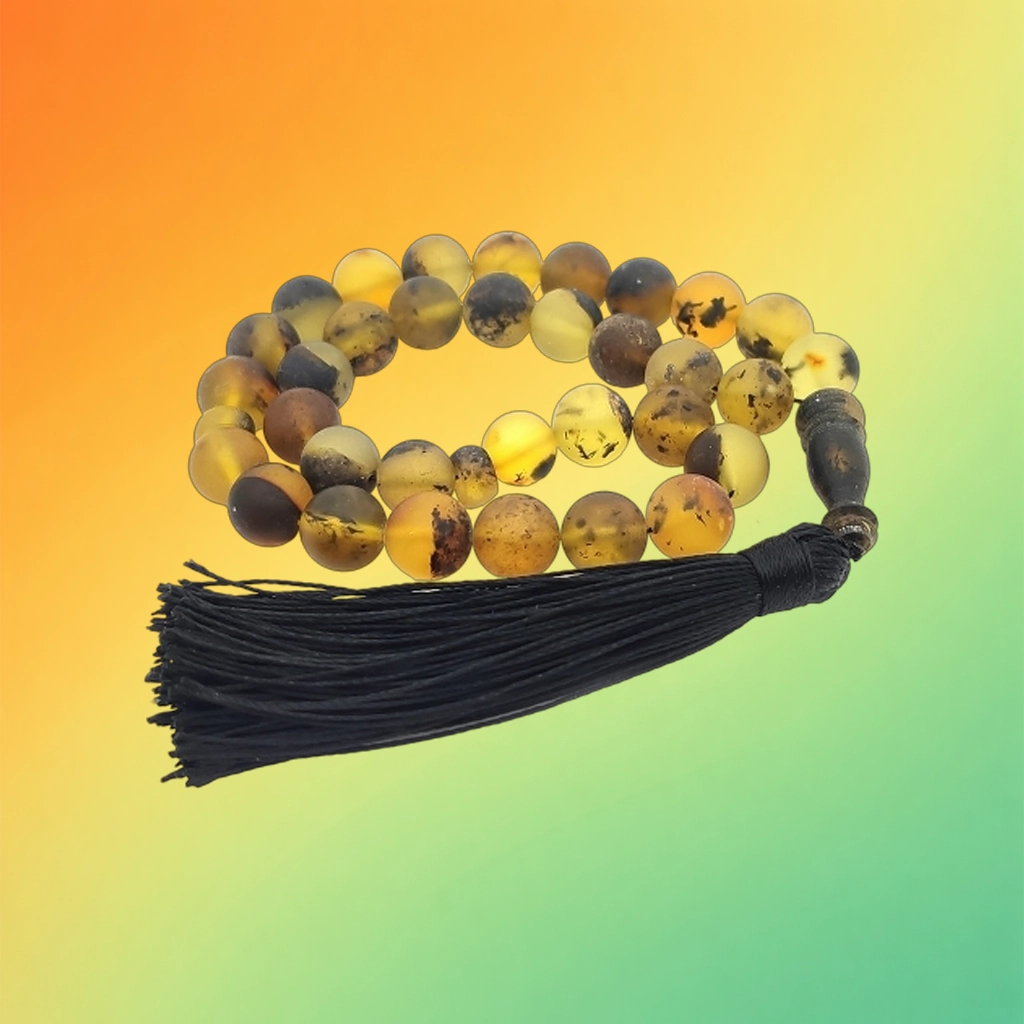 Мусульманские четки из янтаря