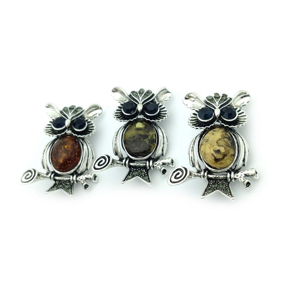 Брошь "Букля" янт.