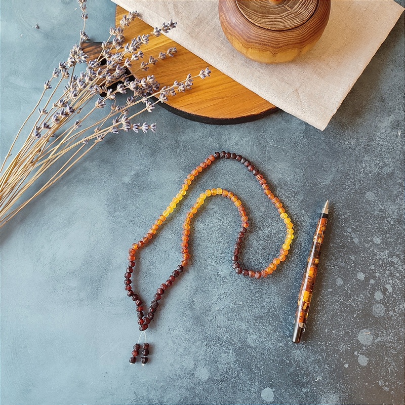 Четки буддийские, янтарь 9506100188 (3)