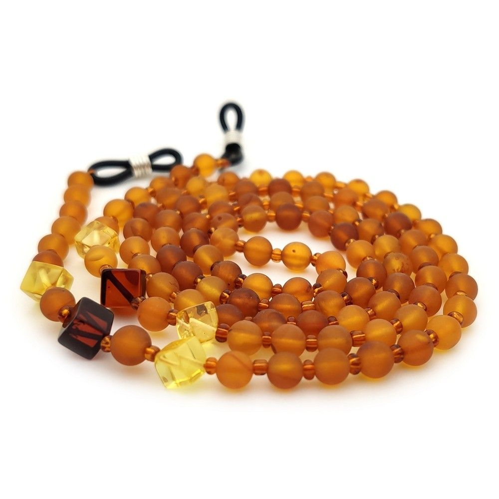 2,Шнурок для очков, янтарь