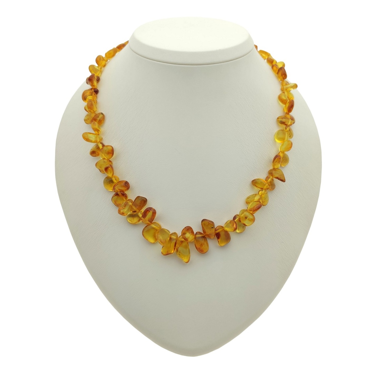 Бусы "Облепиха" янтарь