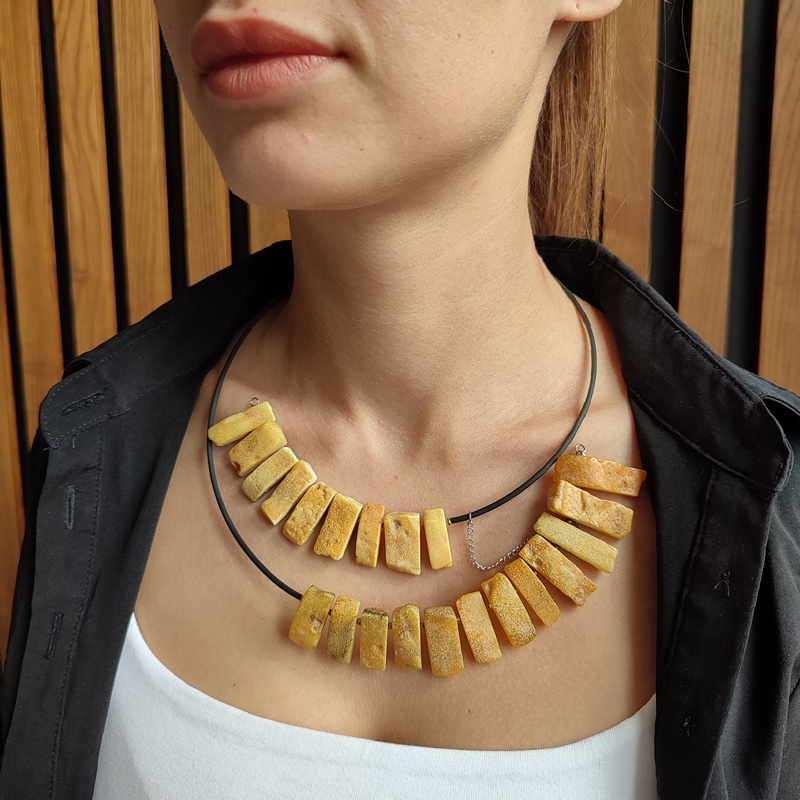 Колье Янтарь