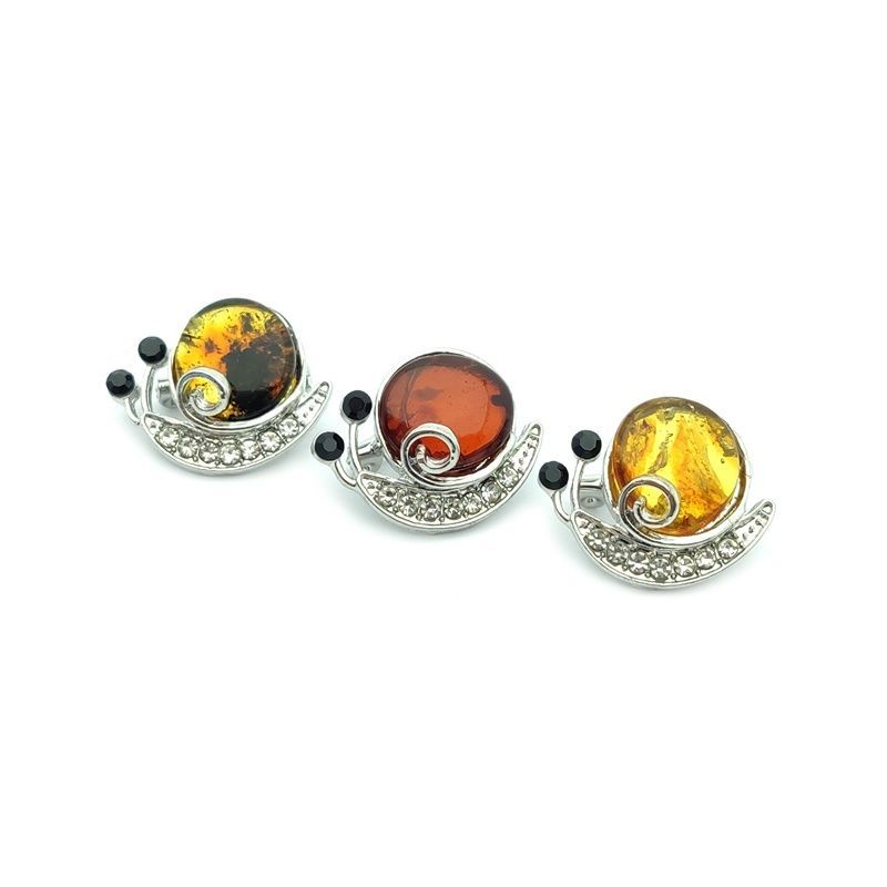 Брошь "Улитка" янт