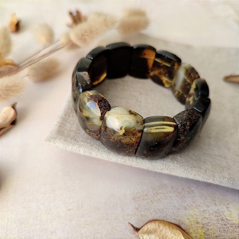 Браслет "Хлоя" янтарь