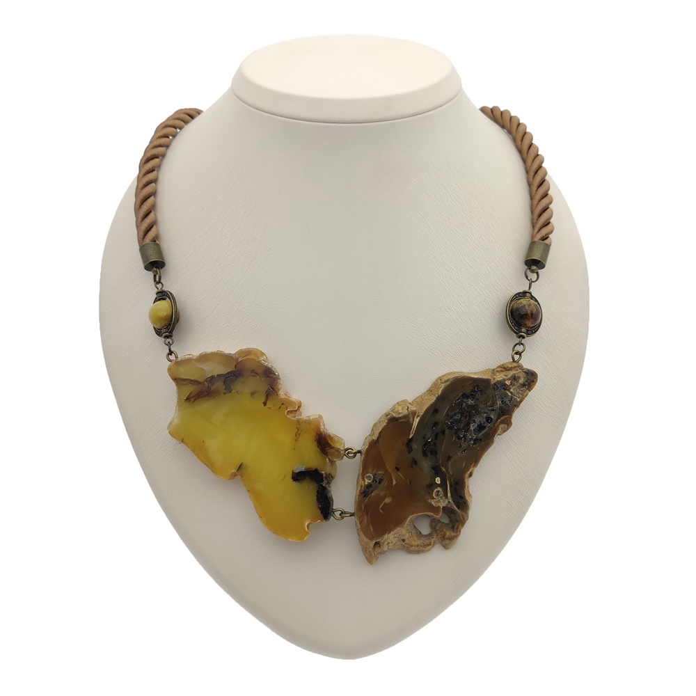 Колье авторское Янтарь а7506300020