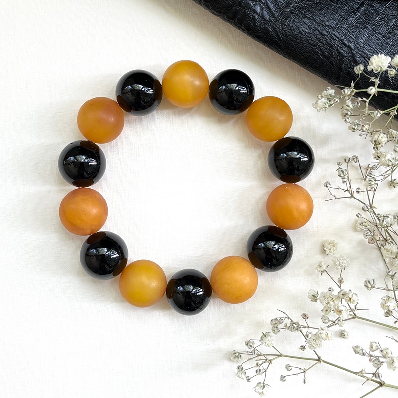Браслет "Шар" янтарь