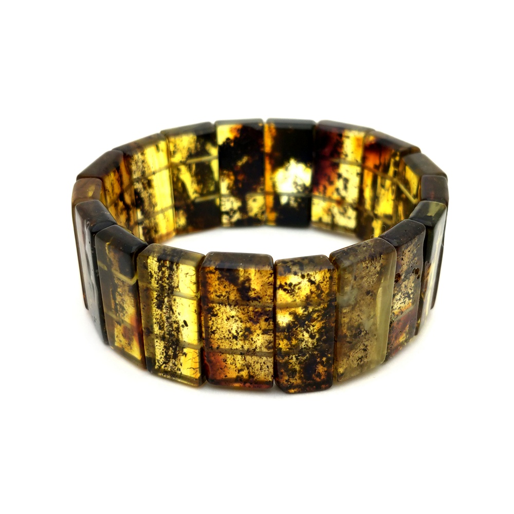 Браслет Муж. янтарь