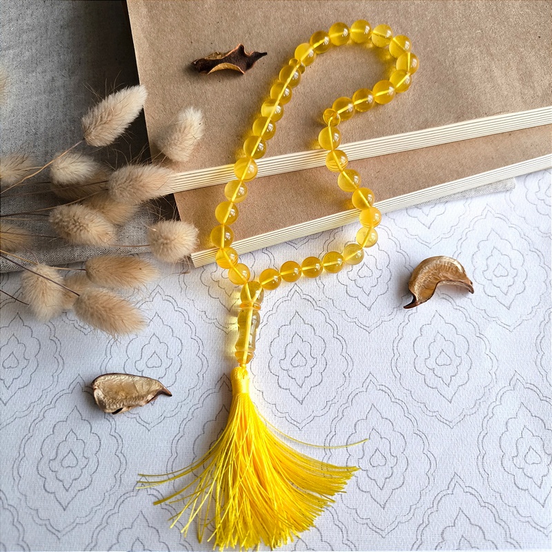 Четки мусульманские янтарь 9311100041 (3)