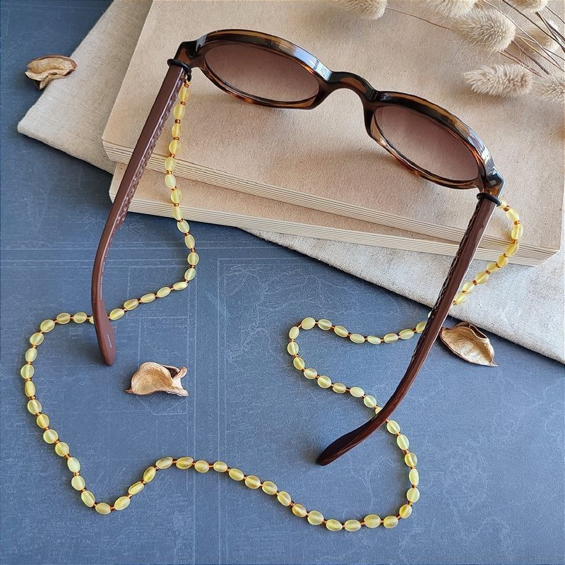 1,Шнурок для очков, янтарь